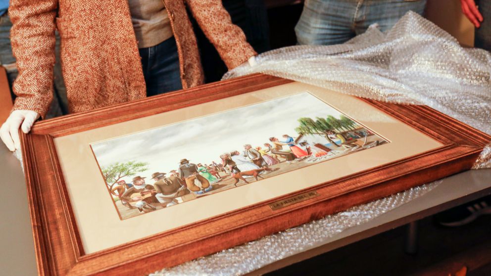 Parte de las obras fueron recientemente recuperadas