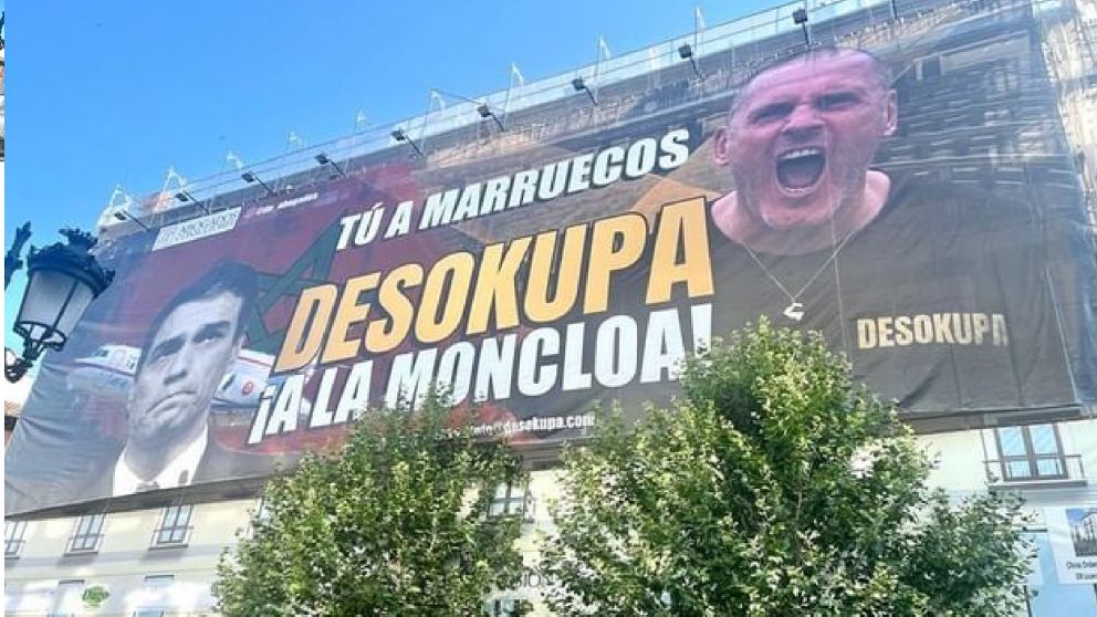 El cartel que montó Desokupas