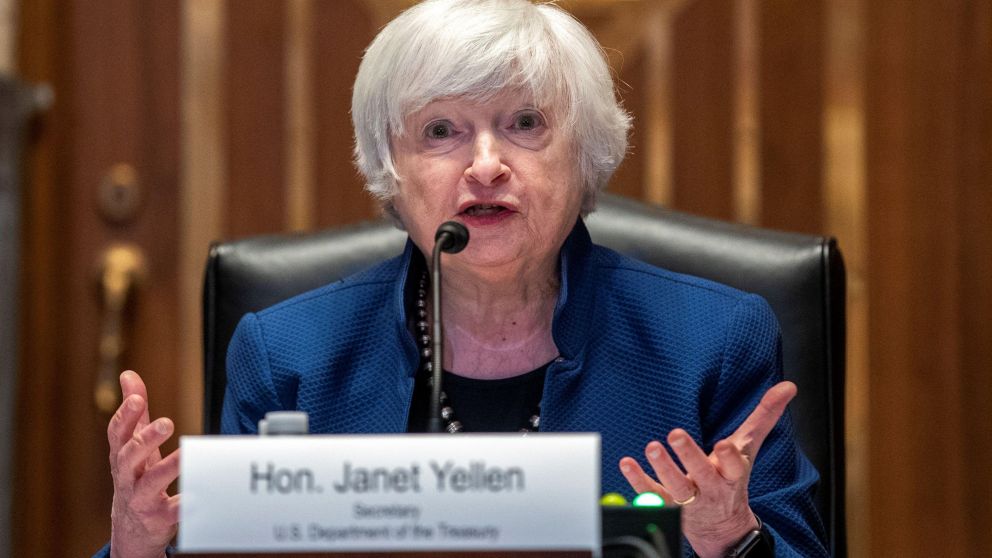 Yellen llega el jueves a la capital china, donde estará hasta el domingo