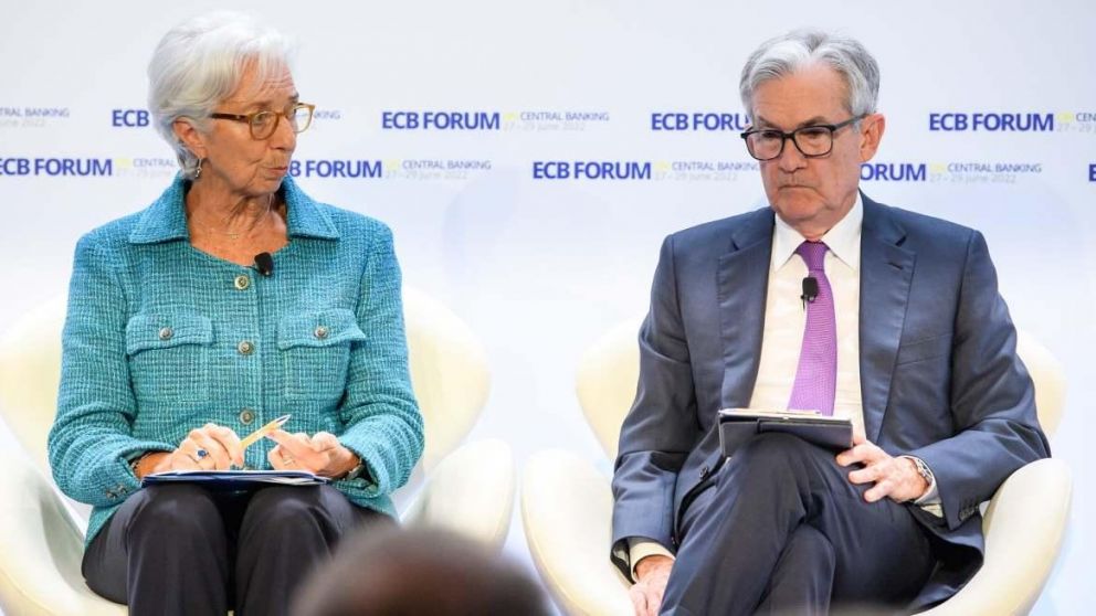Jerome Powell y Christine Lagarde