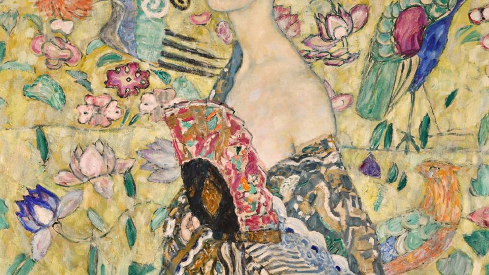 "Dama con abanico" de Gustav Klimt rompió el récord de la venta más cara en Europa