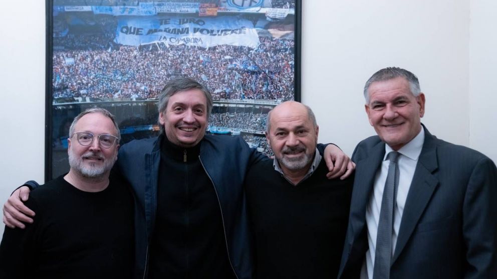 Los referentes de los principales partidos de UxP, entre ellos Máximo Kirchner