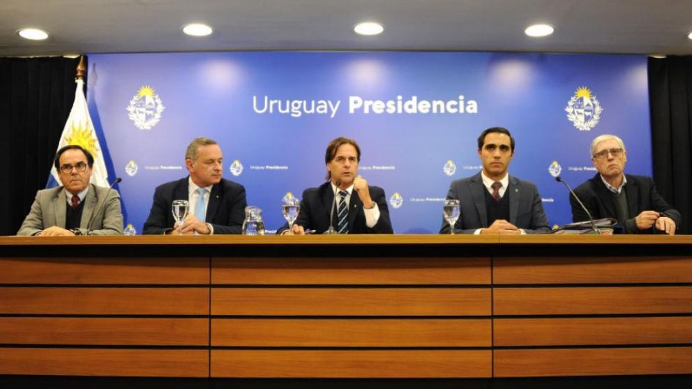 El presidente Luis Lacalle Pou realizó el anuncio de las nuevas medidas ante la crisis hídrica