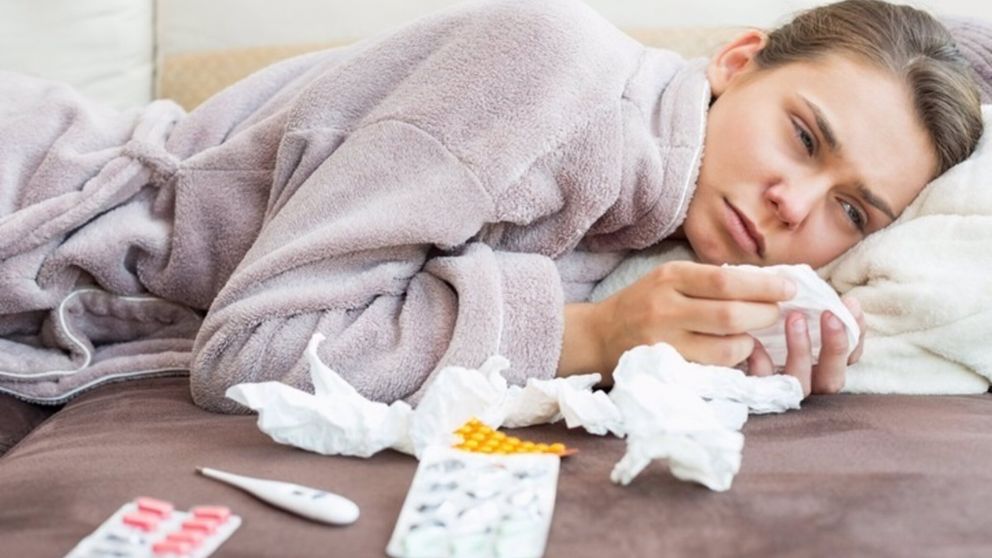 Gripe, resfriado, enferma