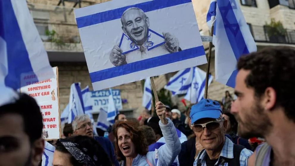 Los israelíes volvieron a manifestarse contra la reforma el fin de semana