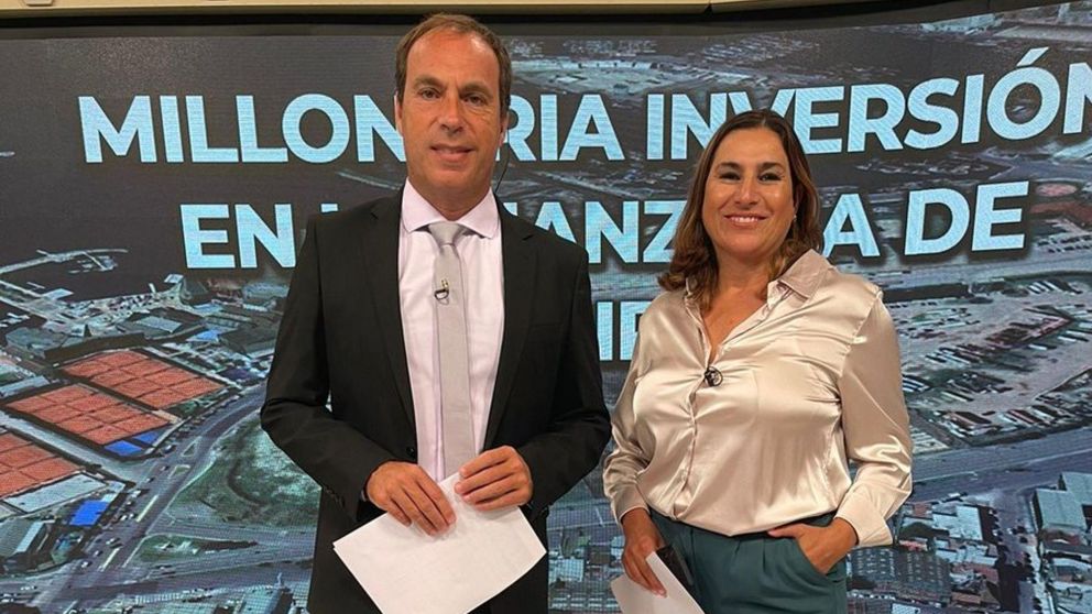 Germ�n Lagrasta y Mariana G�rez.