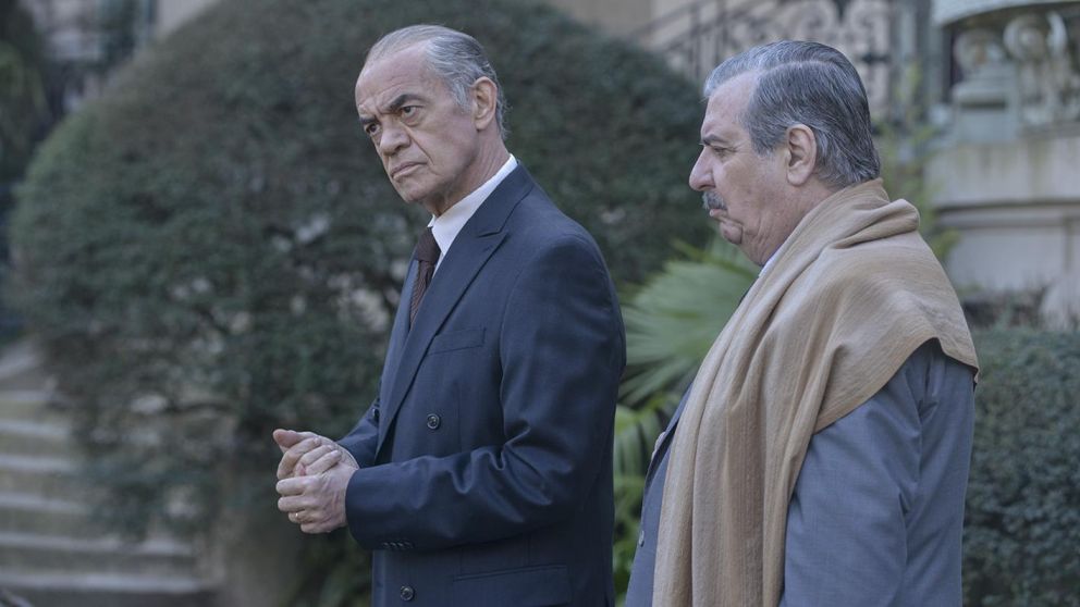 Jean Pierre Noher (De la Rúa) y Manuel Callau (Raúl Alfonsín), protagonistas. (Foto: Star+)