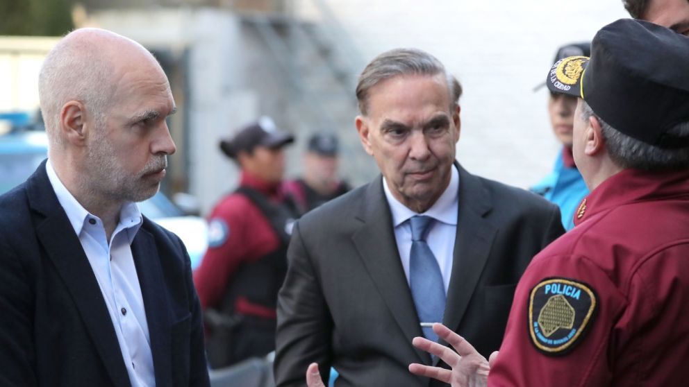 Rodríguez Larreta junto al auditor general de la Nación, Miguel Ángel Pichetto