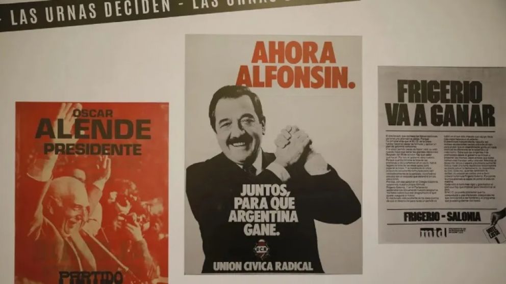 Afiches hist�ricos, exhibidos en el Museo