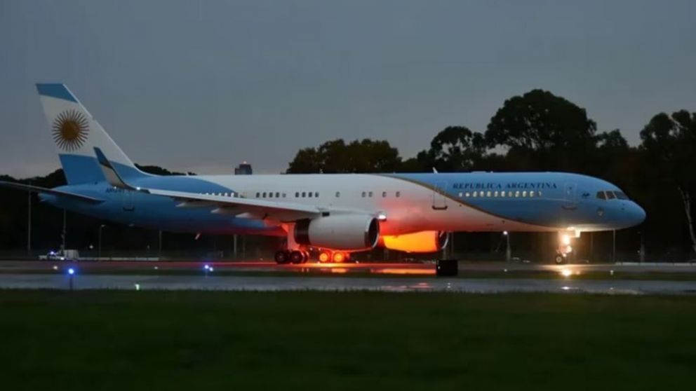 Lllegó el nuevo avión presidencial a la Argentina