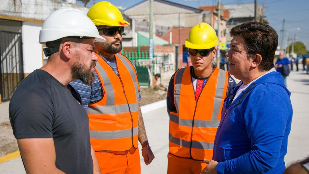 Fernando Espinoza supervis� los avances del megaplan de obra p�blica m�s grande en la historia de La Matanza�