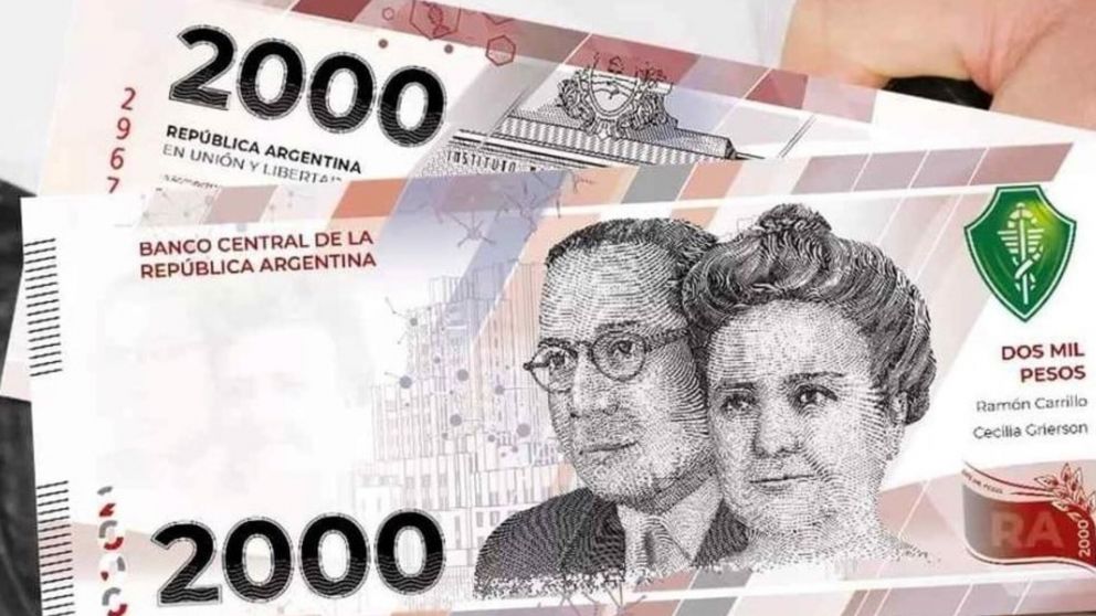 Comienza la circulación del billete de $2.000