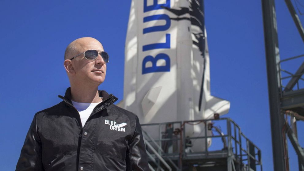 El propósito de los viajes espaciales de Bezos son la colonización del espacio