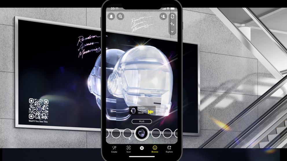 Daft Punk en realidad aumentada por el lanzamiento de su disco aniversario con canciones inéditas