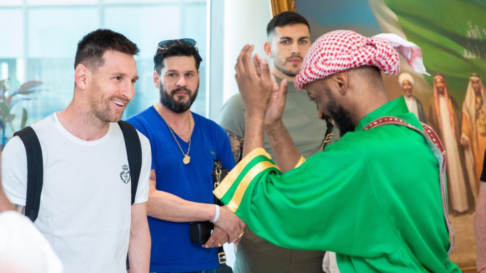 En 2022, Messi fue nombrado embajador en Arabia Saudita