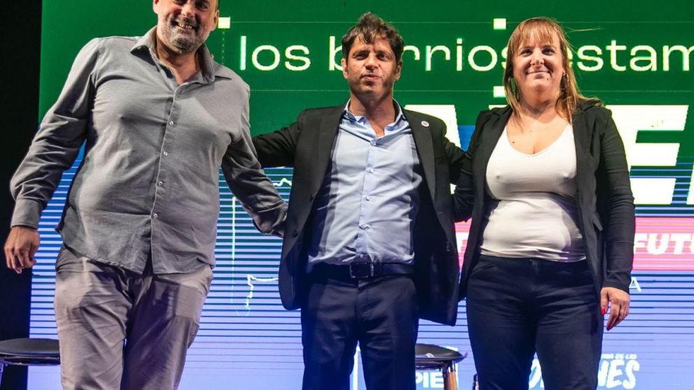 Camino hacía su reelección, el gobernador Kicillof recibió hoy el respaldo de la CTA y Somos Barrios de Pie.