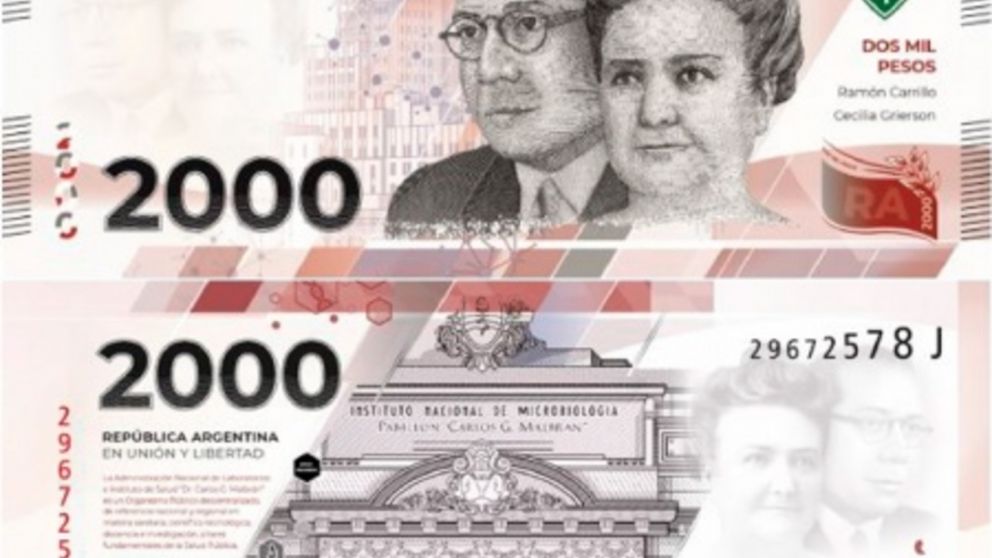 El billete de $2.000 llegará al país en junio