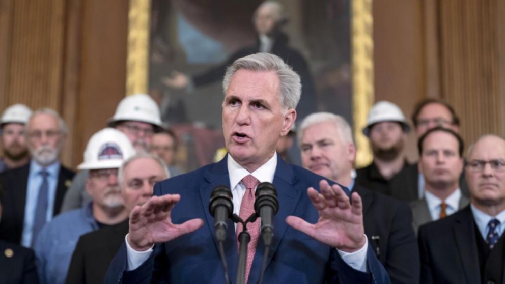 Kevin McCarthy, líder de la bancada republicana en la Cámara de Representantes