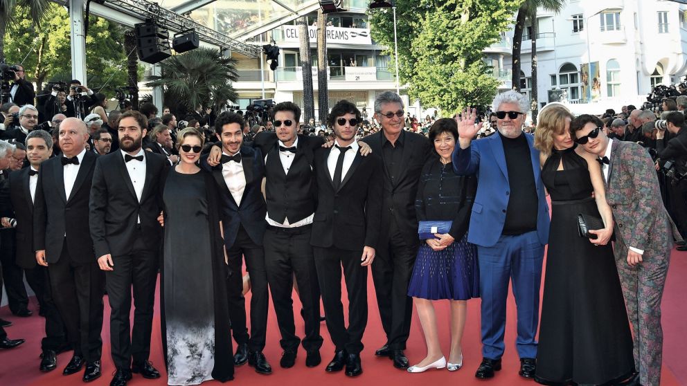 Argentina vuelve al Festival de Cannes. En la foto, el equipo de El Ángel en 2018