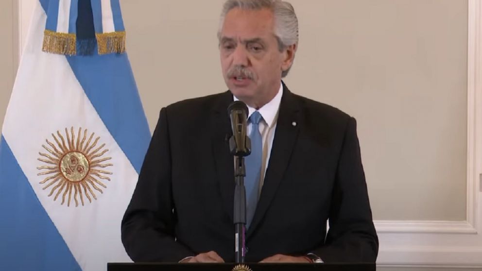 Conferencia de prensa de Alberto Fernández
