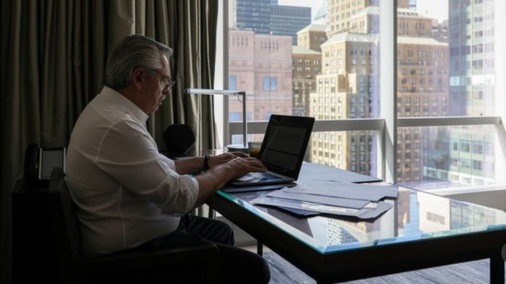 Alberto viajará mañana hacia Washington. La última visita a Nueva York fue por la cumbre de la ONU