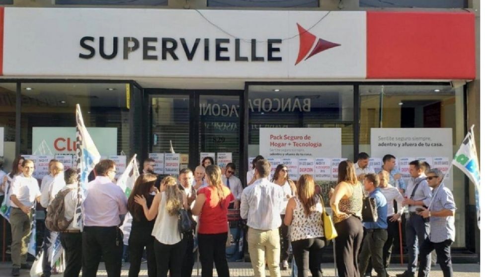 Párrafo aparte en cuanto al Banco Supervielle, donde hoy habrá un paro por 24 horas
