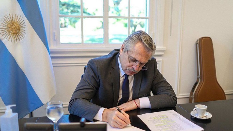 Alberto Fernández en Casa Rosada