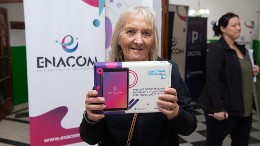 Tablets gratis jubilados Enacom