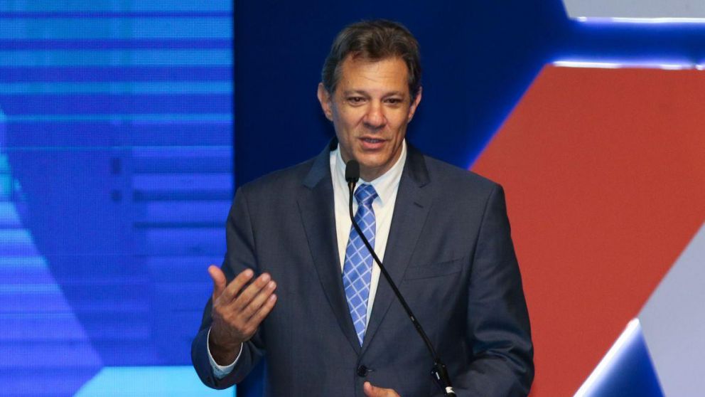 Haddad habló en un acto organizado por los periódicos O Globo y Valor Economico