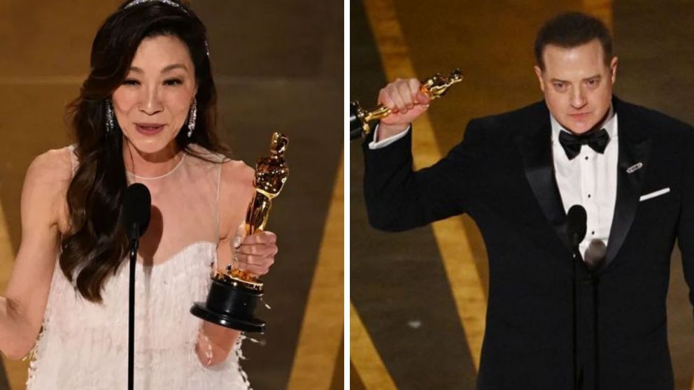 Michelle Yeoh y Brendan Fraser habían trabajado juntos hace 14 años