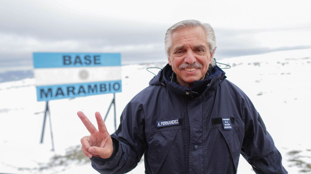 Alberto destacó la presencia argentina en la Antártida