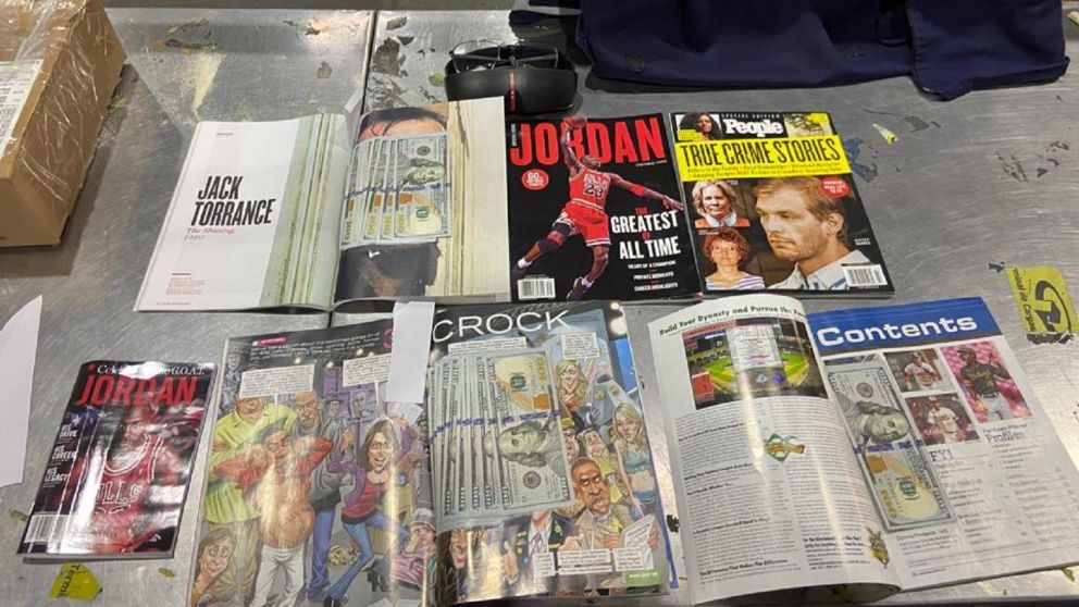 La importancia de leer entre l�neas: la Aduana descubri� d�lares ocultos en una importaci�n de revistas