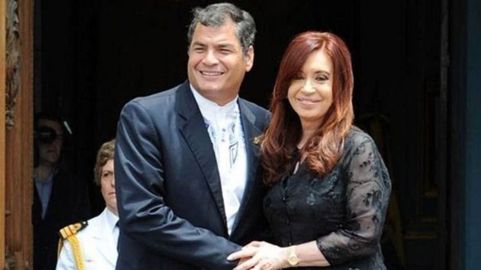 Cristina Fernández felicitó al partido de Correa por las elecciones en Ecuador