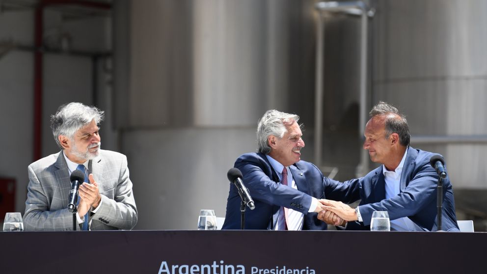 Alberto encabezó hoy el acto de lanzamiento de un alimento con tecnología desarrollada por el Conicet.