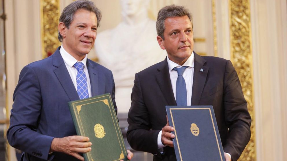 Massa y Haddad anunciaron un paquete de medidas para impulsar el comercio bilateral