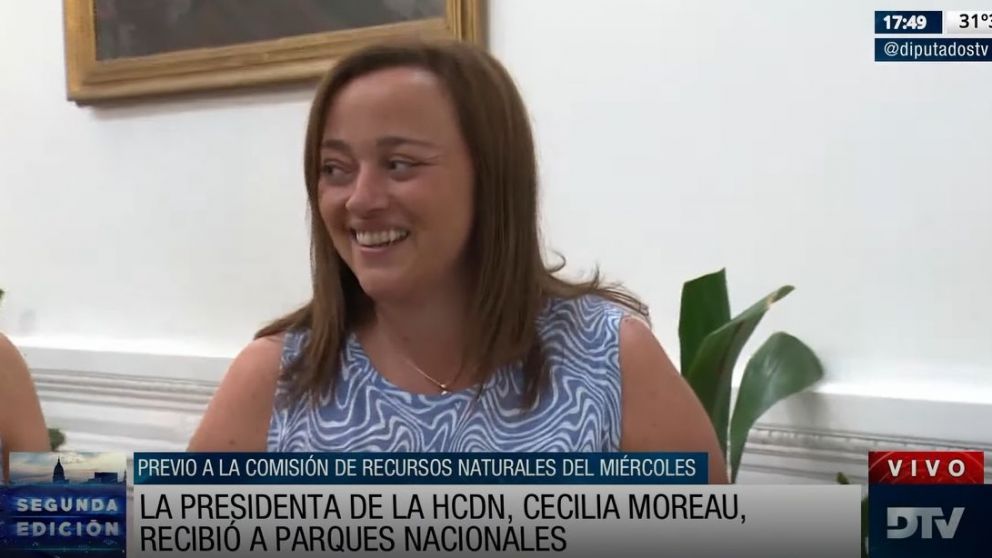 Cecilia Moreau recibió en Diputados a autoridades de Parques Nacionales