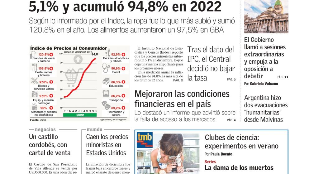 La tapa de BAE Negocios