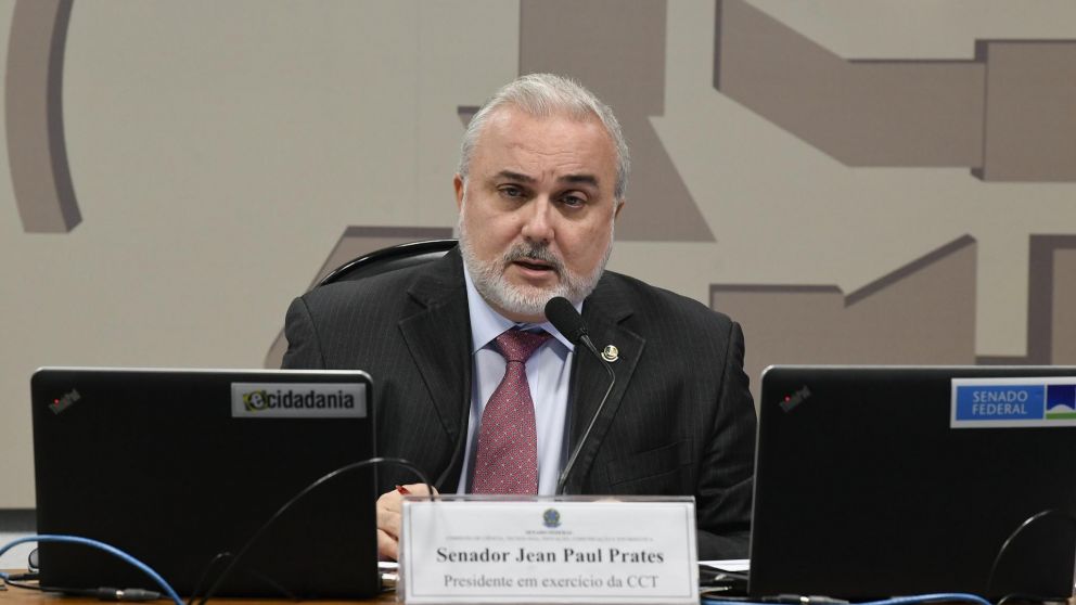 El senador Jean Paul Prates fue propuesto por el presidente Lula da Silva para ponerse al frente de Petrobras