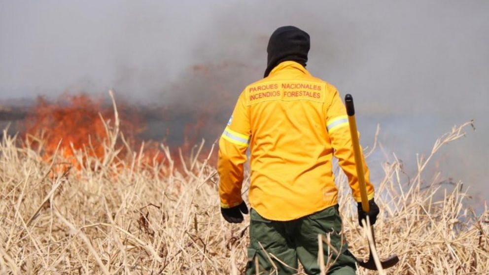 Focos de incendios en las provincias de Argentina