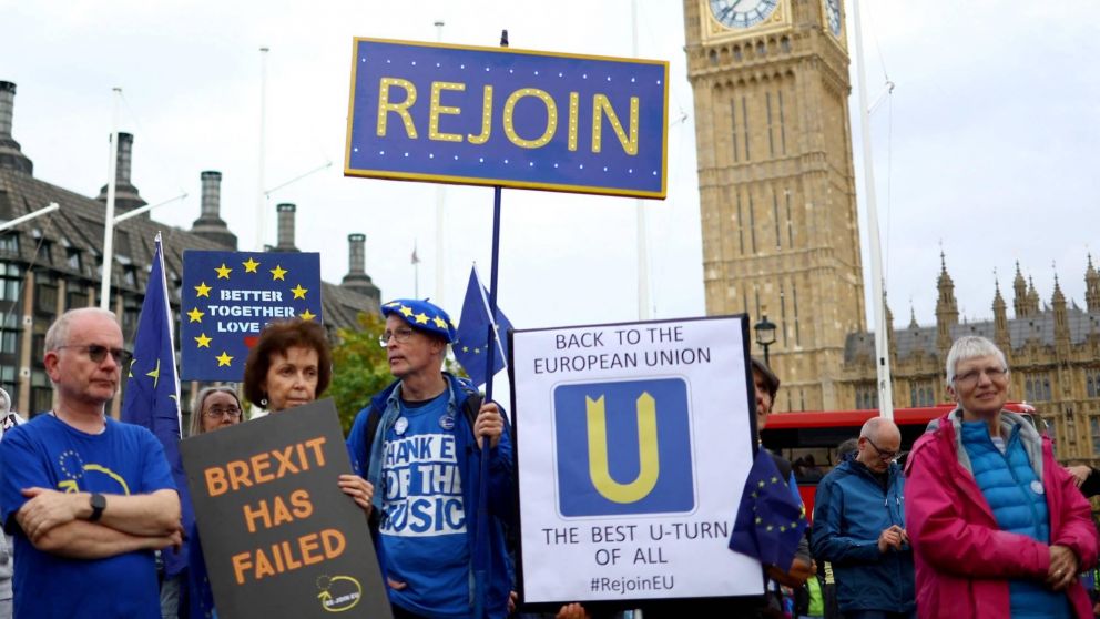 Muchos británicos están disconformes con la salida de la UE