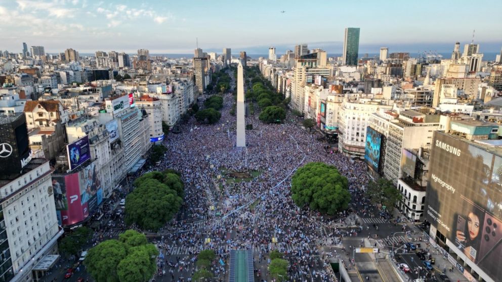 El país celebra la consagración de la Selección argentina
