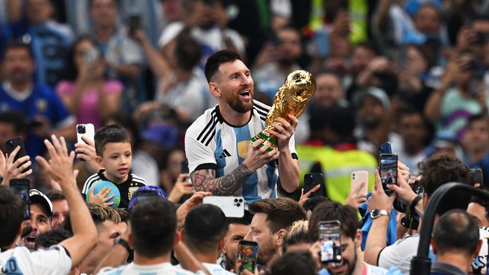 "Quería ver campeón a la Argentina, pero sobre todo a Messi, por él y por mi hijo", nos comentó un vecino de Berrnal