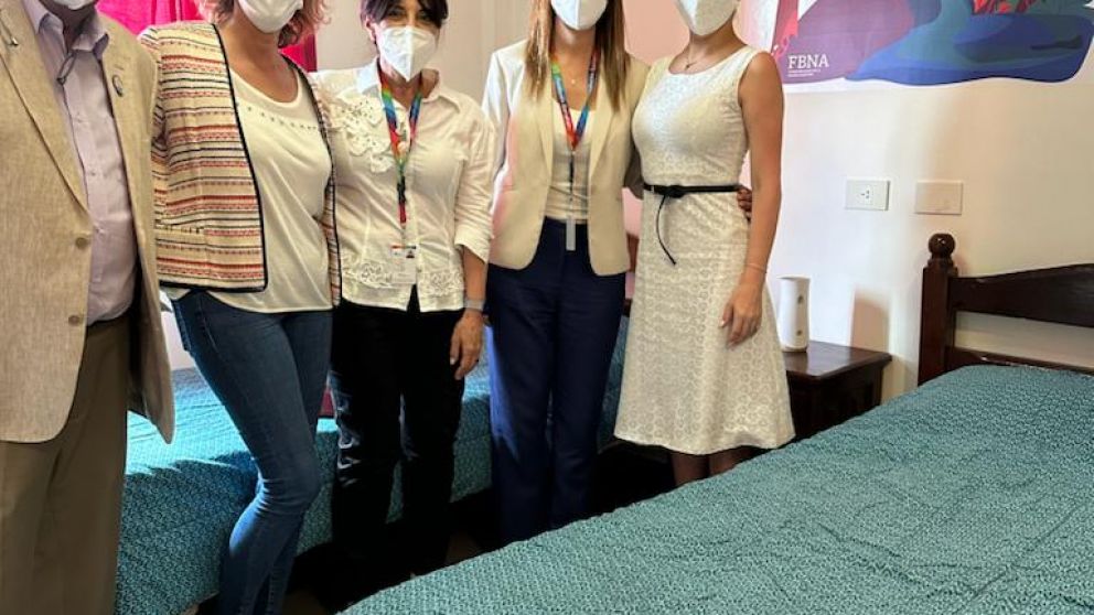 Fabiola Yáñez inauguró ocho salas de la Casa Garrahan
