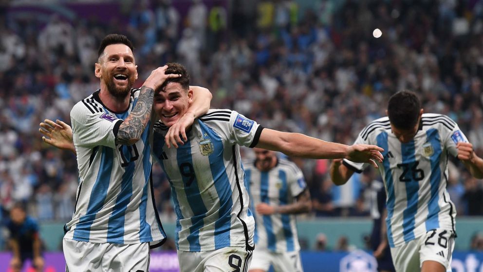 Messi y Julián fueron las estrellas del partido ante Croacia