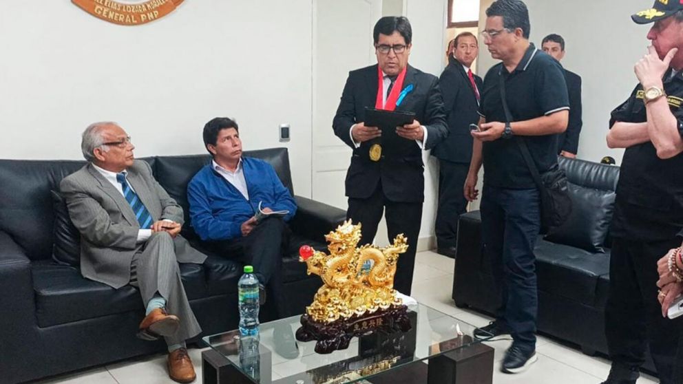 Castillo está detenido en el mismo lugar donde cumple prisión el exmandatario Alberto Fujimori