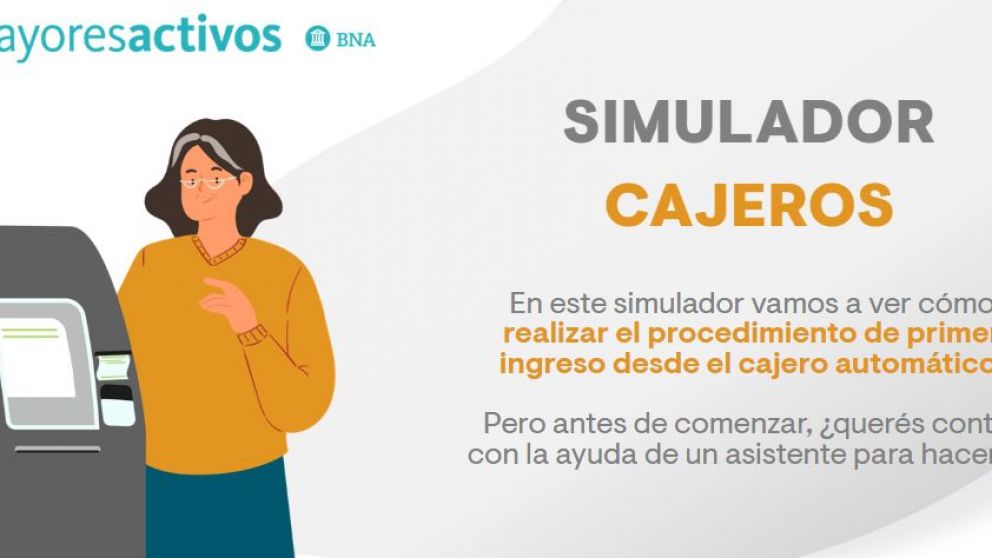 Mayores activos, cómo es el programa del Banco Nación para que los adultos aprendan a operar en forma digital