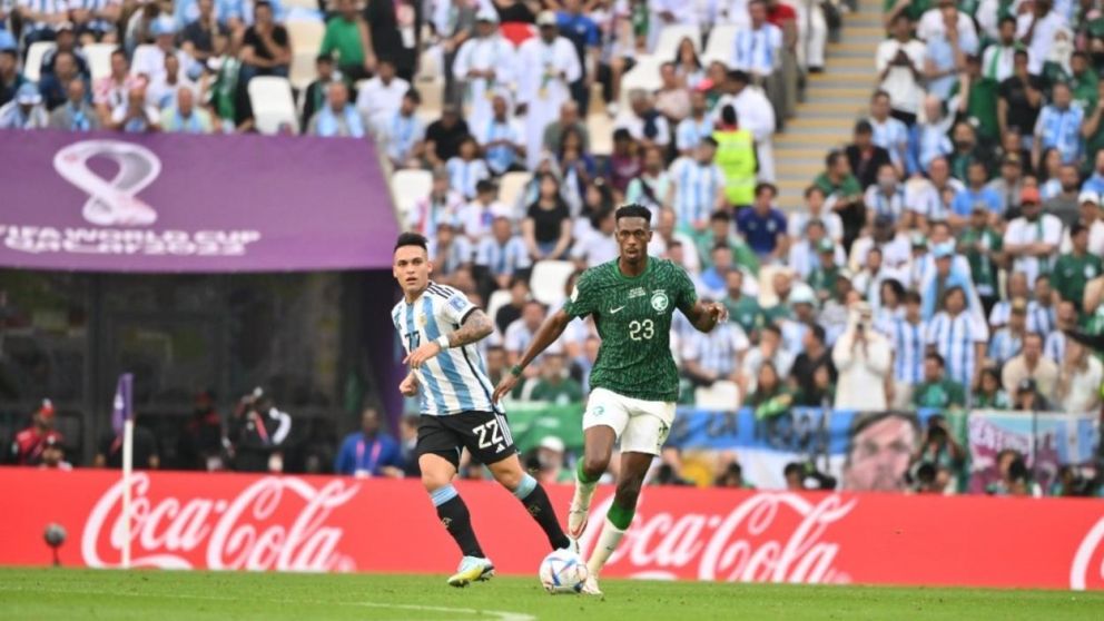 Lautaro Martínez padeció las decisiones del VAR en el inicio de la Copa del Mundo