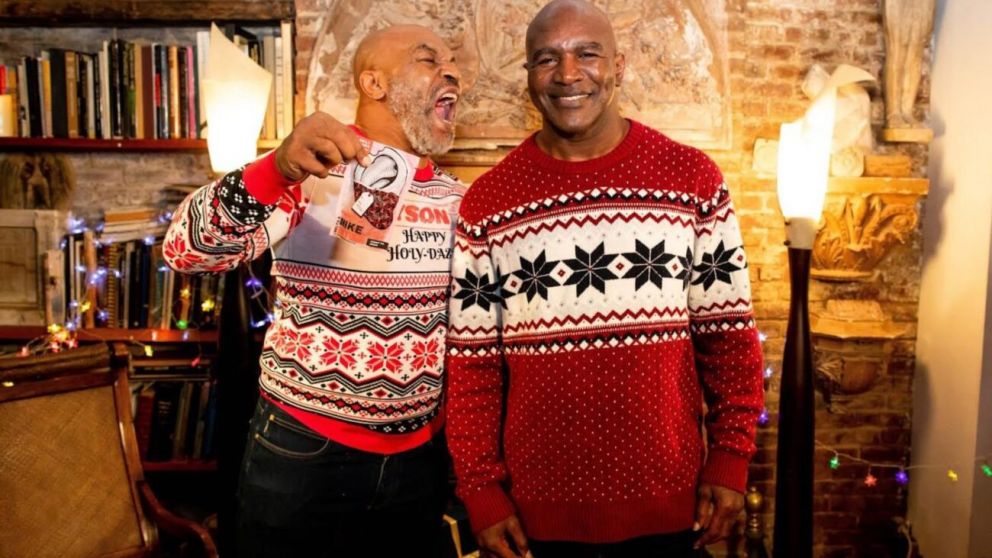 Tyson y Holyfield convirtieron su rivalidad en una asociaci�n comercial