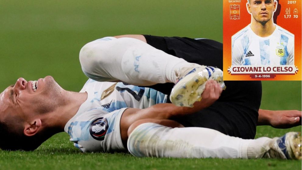 Giovani Lo Celso se quedó sin Mundial Qatar 2022 con la Selección argentina