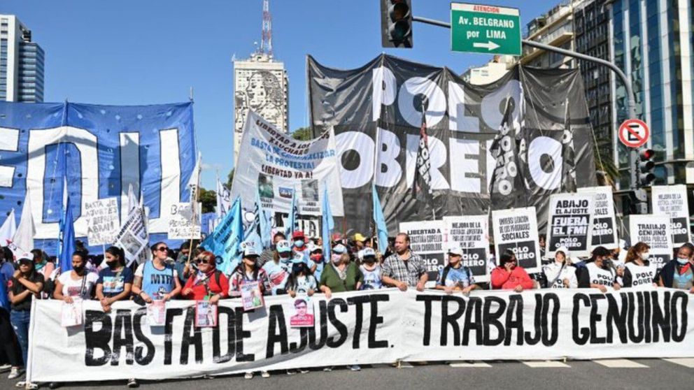 La Unidad Piquetera vuelve a las calles ante "el desabastecimiento de los comedores populares".